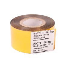 SCF-900 Gold Hot Stamp Color Ribbons Coding Printer Machine Tapes - 30mm*100m